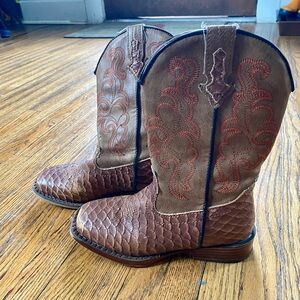 Roper Cowboy Boots Size 12 Kids